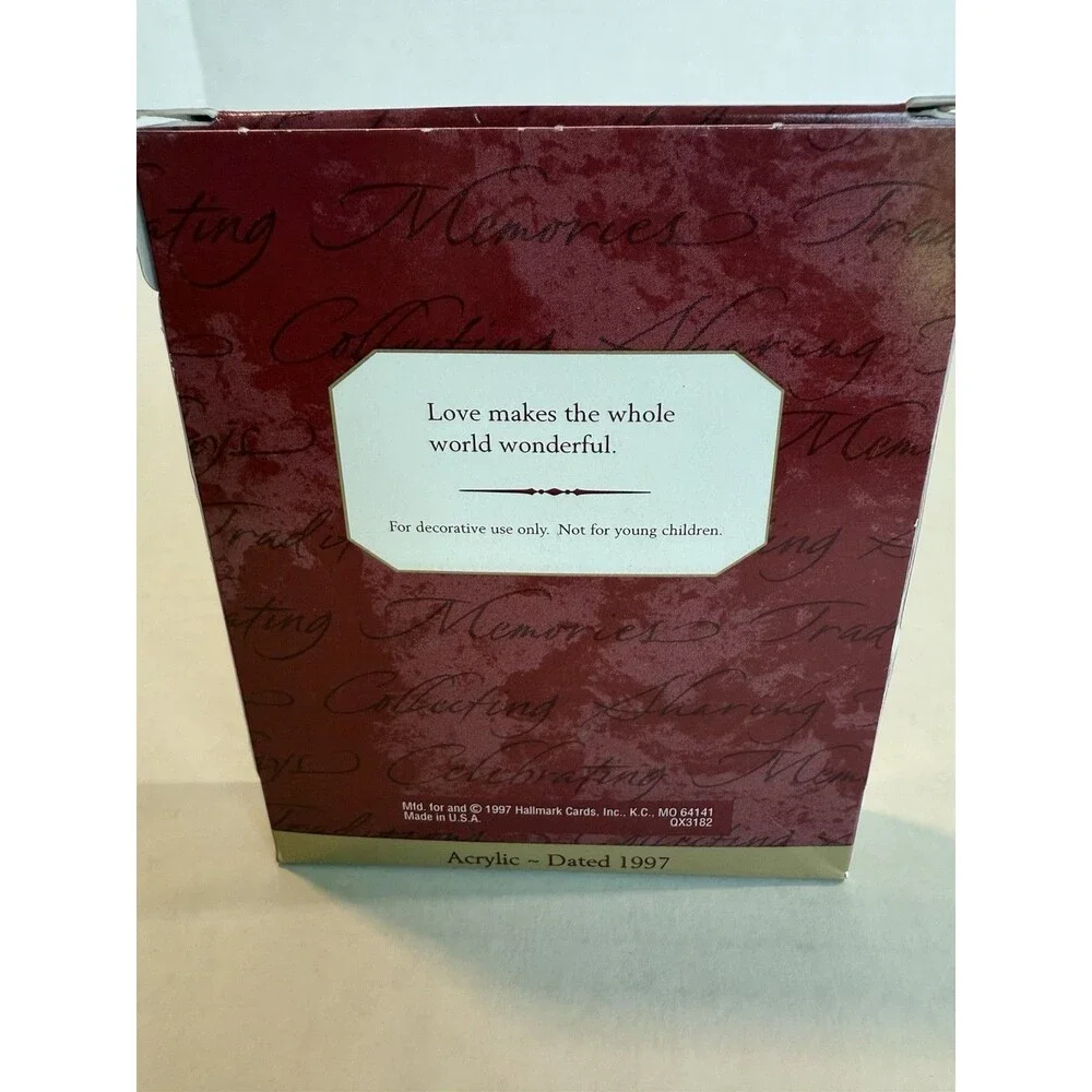 1997 Hallmark Our First Christmas Together Commemorative Ornament Dated NIB‎ NEW